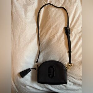 Marc Jacobs Black Leather Crossbody Bag